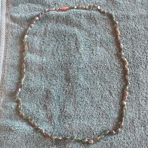 Elegant Green Stone Beaded Necklace